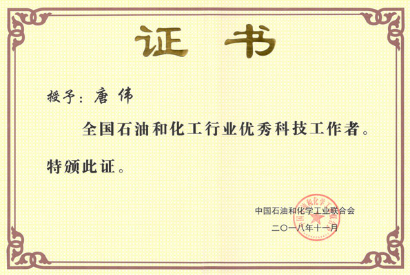 北京北大先锋科技有限公司总经理唐伟获“优秀科技工作者”荣誉称号