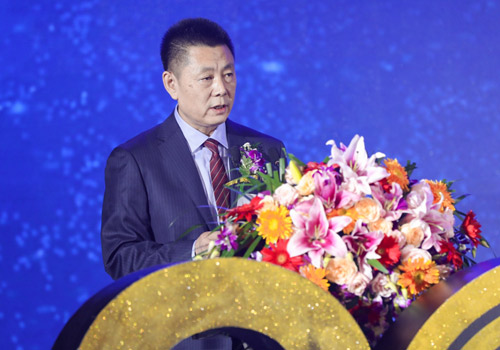 北大先锋成立20周年庆典，董事长张佳平致辞